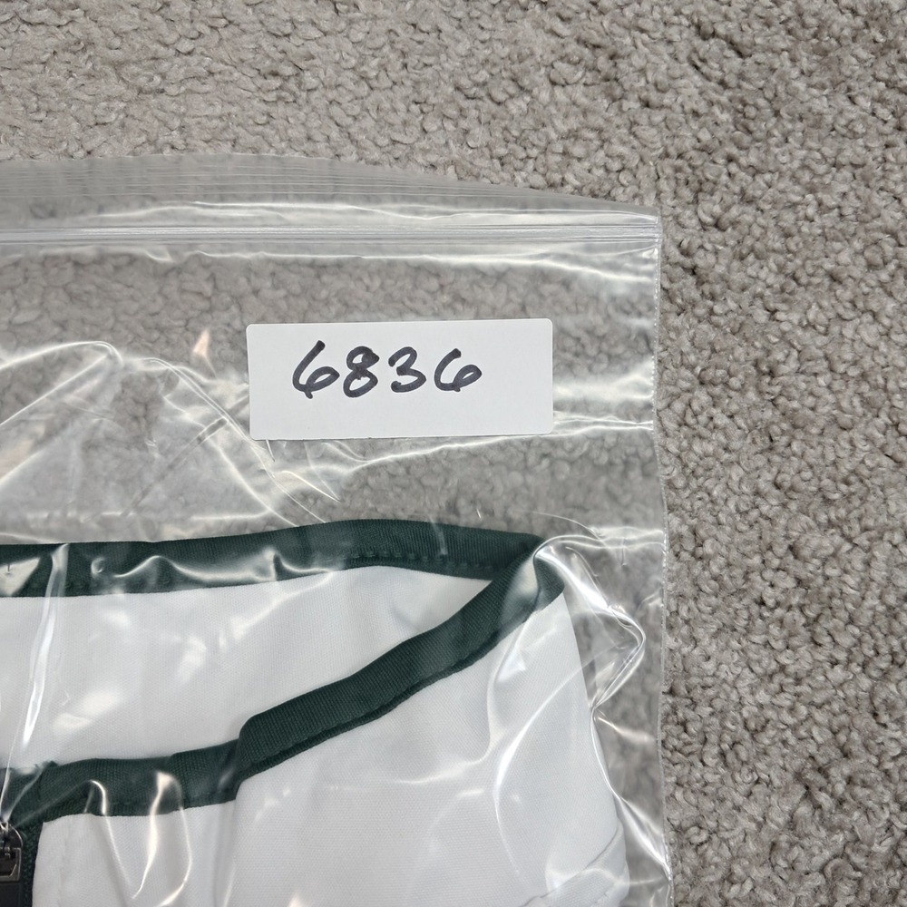 Colosseum Mens Michigan State Spartans XL Quarter Zip Pullover White Green MSU - Picture 12 of 12